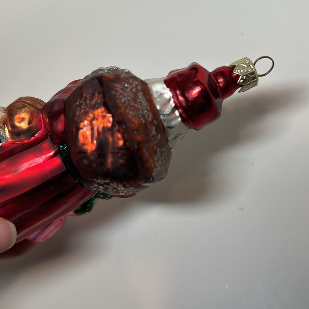 Christopher Radko Company 5.50in Gather Round, Glass, Ornament Santa Christmas - Picture 7 of 11